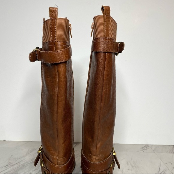New! Naturalizer June Brown Knee High Riding Boot 6M - Picture 5 of 15